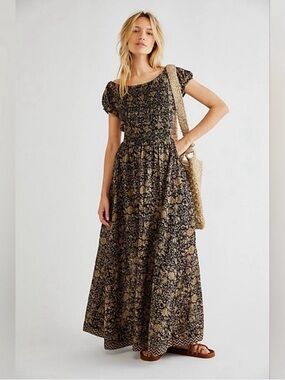 Free People Ultraviolet Dress in Black Combo | XS
